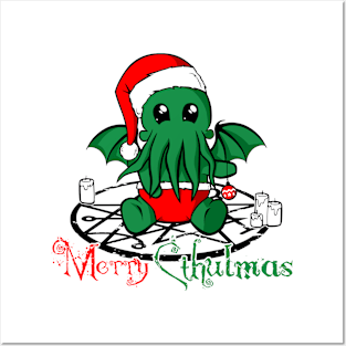 Merry Cthulmas Posters and Art